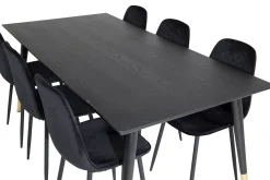 Venture Home Daicy Spisegruppe 180 cm inkl. 6 Ypas Stoler