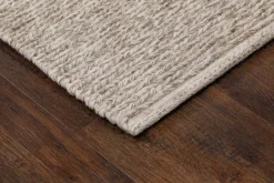 KM Home Moderne Tepper-Dalarö Ullteppe 75x150 cm Rektangulær Beige