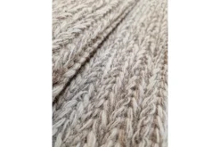 KM Home Moderne Tepper-Dalarö Ullteppe 75x150 cm Rektangulær Beige