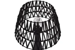 Nattbordslampe|Bordlampe-Dalino Bordlampe 47 cm E27 Svart