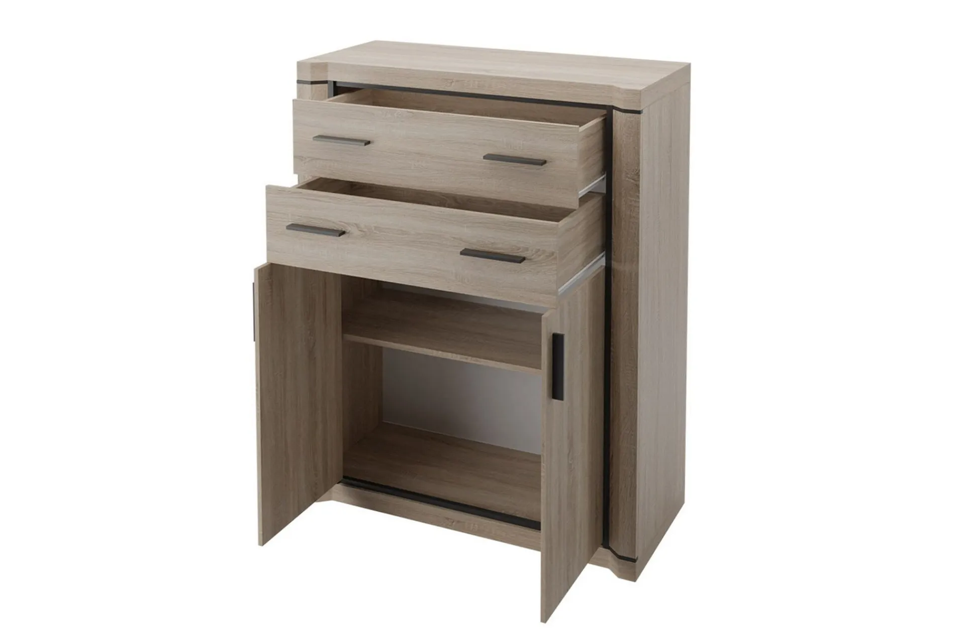 Sideboard & Skjenker-Dallas Skjenk 97x43,5x123 cm trøffel