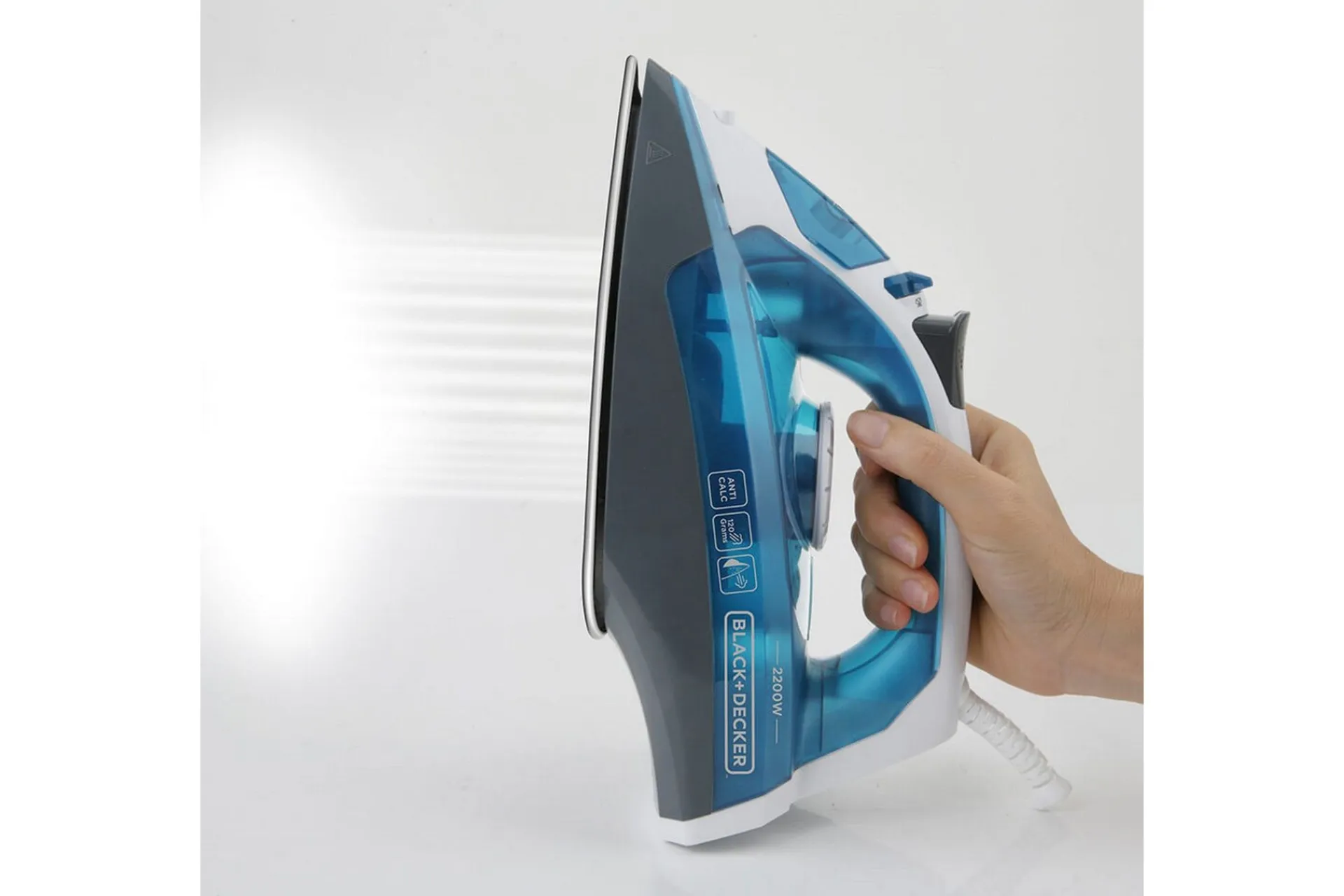 Black+Decker Dampstrykejern 2200W Blå