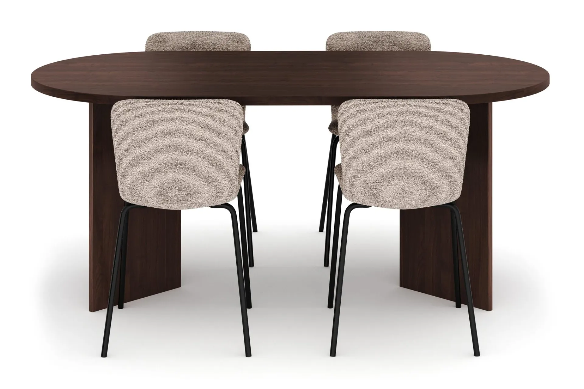 Dano Spisebord 180 cm med 4 Katy Spisestoler