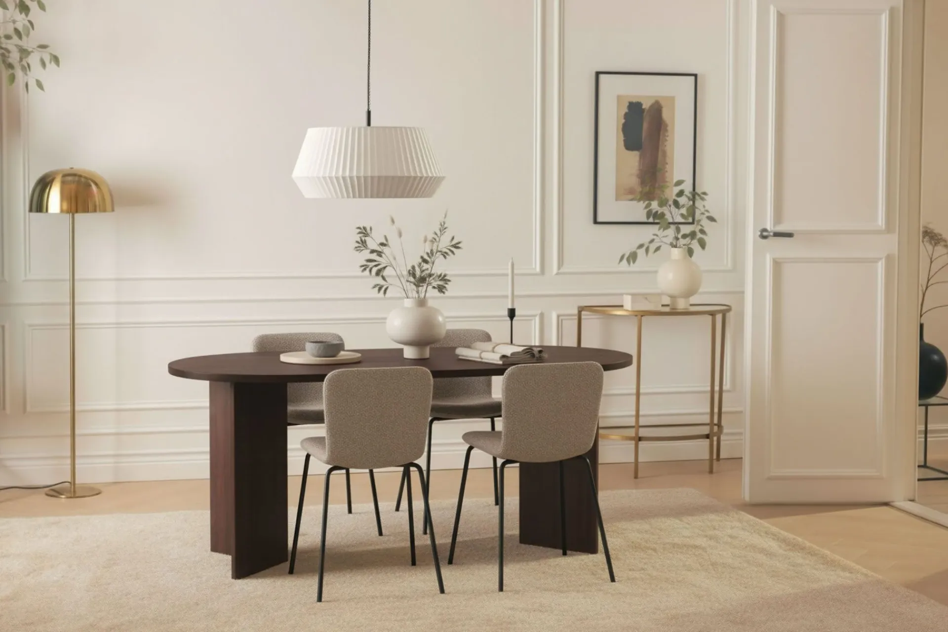 Dano Spisebord 180 cm med 4 Katy Spisestoler