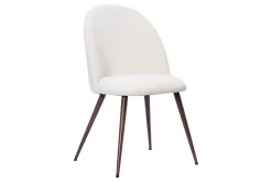 Spisegrupper-Dano Spisebord 180 cm med 6 Nibe Plus Spisestoler Hvit,Brun