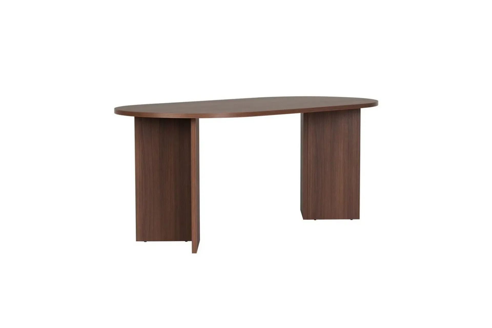 Spisegrupper-Dano Spisebord 180 cm med 6 Nibe Plus Spisestoler Hvit,Brun