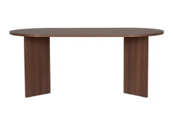 Spisebord & Kjøkkenbord-Dano Spisebord 180 cm Oval Mellomfarget tre