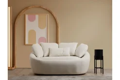2 Seter Sofa-Dara Sofa 2-seter Beige