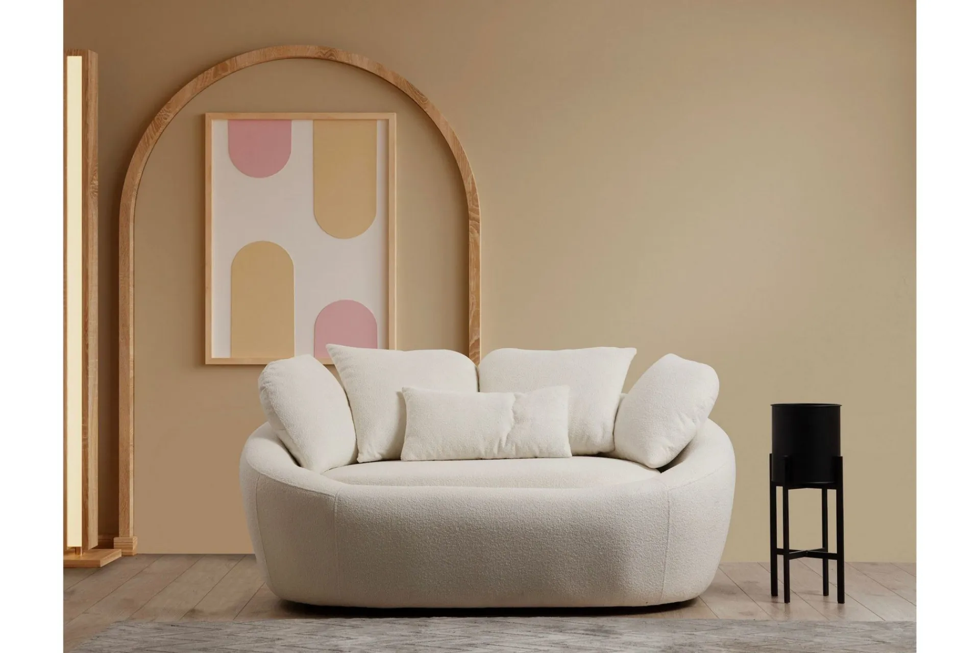 2 Seter Sofa-Dara Sofa 2-seter Beige
