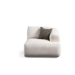 Hjørnesofa-Dashwood 4-seters Hjørnesofa Cremehvit