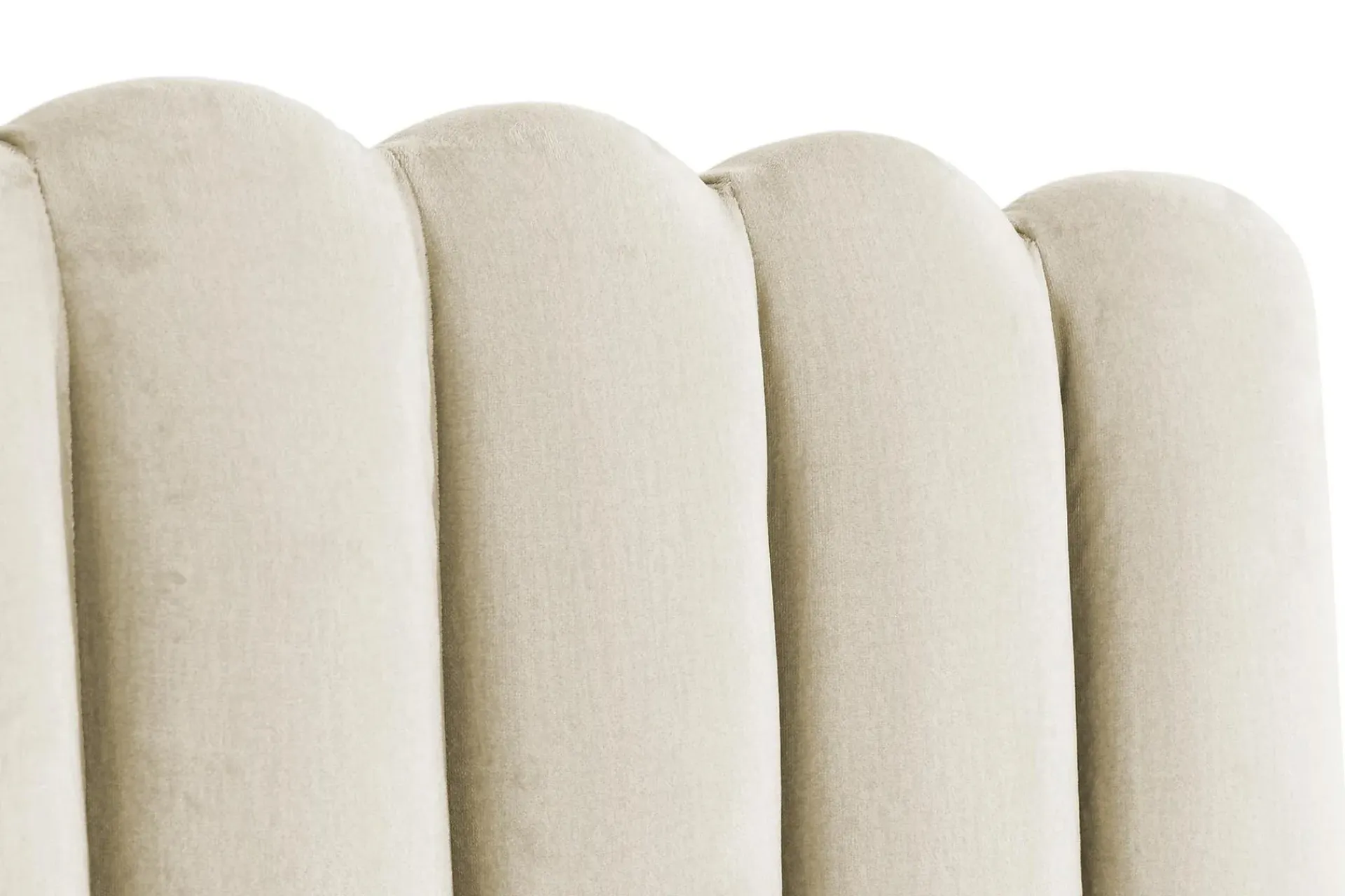 Sengetilbehør & Sengegavl-Davia Sengegavl Fløyel 160 cm Beige