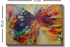 Lerretsbilder|Lerretsbilder-Decorative Canvas Painting 50x70 Flerfärgad