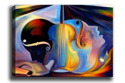 Lerretsbilder|Lerretsbilder-Decorative Canvas Painting 70x100 Flerfärgad