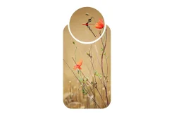 Decorative MDF Clock (2 Pieces) 68x32