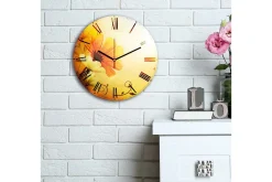 Veggklokke-Decorative MDF Clock 30x Flerfärgad