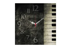 Veggklokke-Decorative MDF Clock 40x40 Flerfärgad