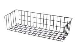 Kurver-Decorative Metal Wall Accessory 16x38 Svart