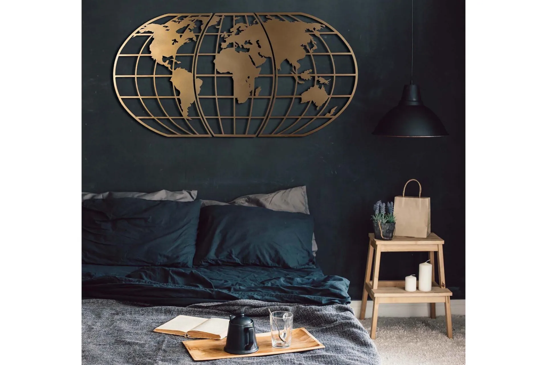 Skilt-Decorative Metal Wall Accessory 60x120 Gull