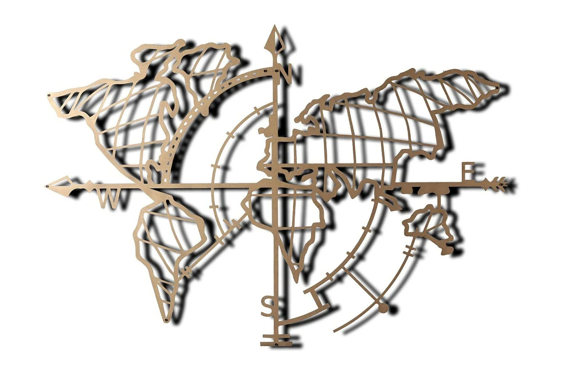 Decorative Metal Wall Accessory 65x95