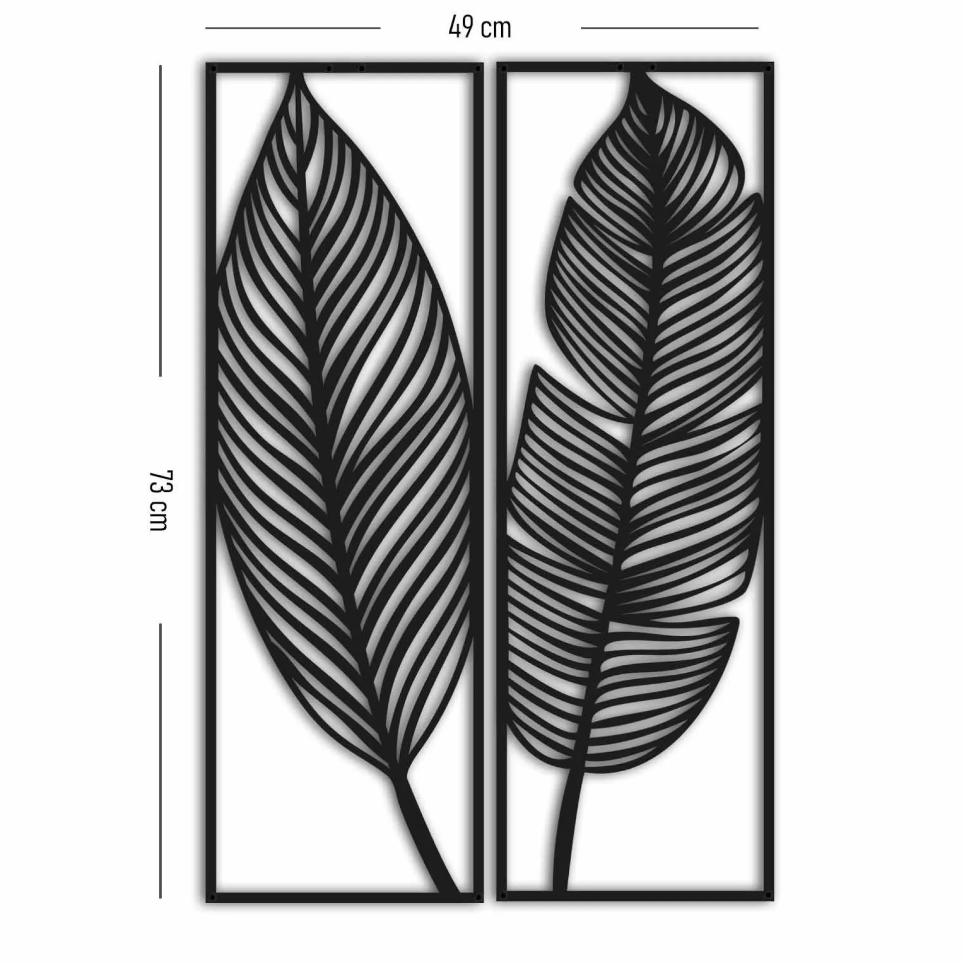 Decorative Metal Wall Accessory 24x73
