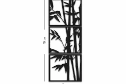 Skilt-Decorative Metal Wall Accessory 49x40 Svart
