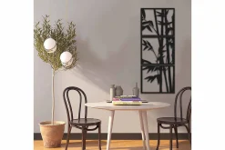 Skilt-Decorative Metal Wall Accessory 49x40 Svart