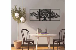 Skilt-Decorative Metal Wall Accessory 40x49 Svart