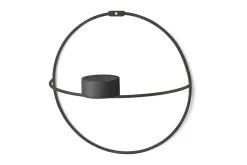Skilt-Decorative Metal Wall Accessory 21x21 Svart