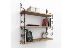 Vegghylle-Decormet Vegghylle 3 Hyller Brun