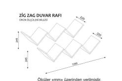 Vegghylle-Decormet Vegghylle W-form Hvit/Oransje