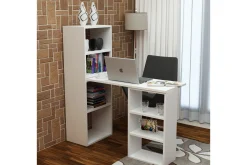 Decorotika Skrivebord 120 cm med Oppbevaringshyller
