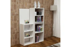 Decorotika Skrivebord 120 cm med Oppbevaringshyller