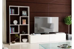 Tv-Møbelsett-Decorotika TV-benk Hvit