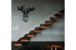 Skilt-Deer Veggdekor Svart