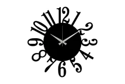 Veggklokke-Dekorasjon Veggklokke