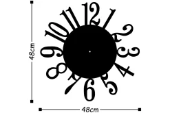 Veggklokke-Dekorasjon Veggklokke