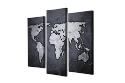 Dekorativ Canvasbilde 3-Deler 45x20 cm