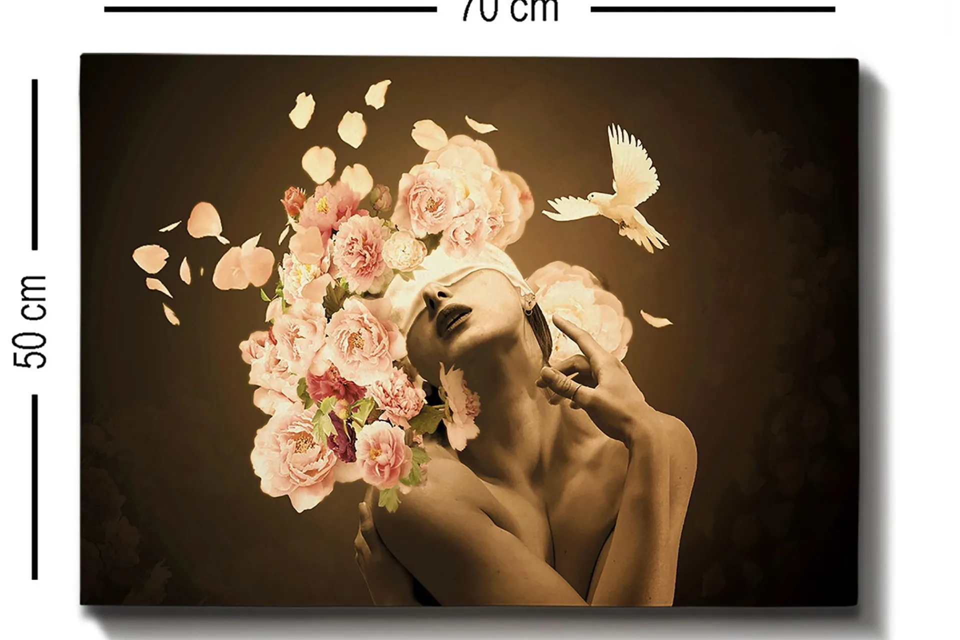 Lerretsbilder|Lerretsbilder-Dekorativ Canvasbilde 50x70 cm Flerfärgad