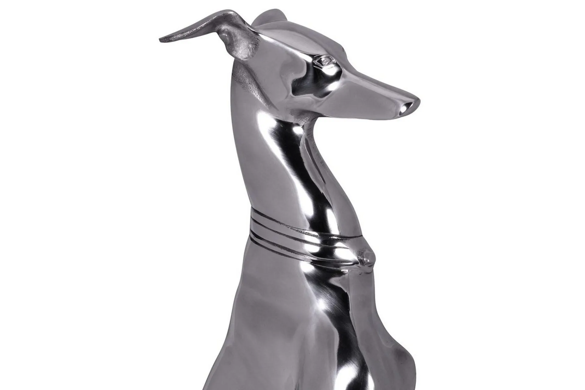 Wohnling Skrivebordunderlag|Pyntegjenstand-Dekorativ figur Aluminium Hund Moderne Sølv