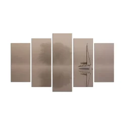 Lerretsbilder|Lerretsbilder-Dekorativ MDF-maling 5-Deler 20x60 cm Flerfärgad