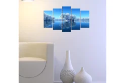 Lerretsbilder|Lerretsbilder-Dekorativ MDF-maling 5-Deler 20x60 cm Flerfärgad