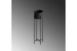 Veggkrukke-Dekorativ potte Mirven 23 x 23 x 78 cm Svart