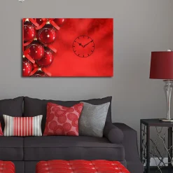 Veggklokke-Dekorativ Veggklokke 45x70 cm Flerfärgad