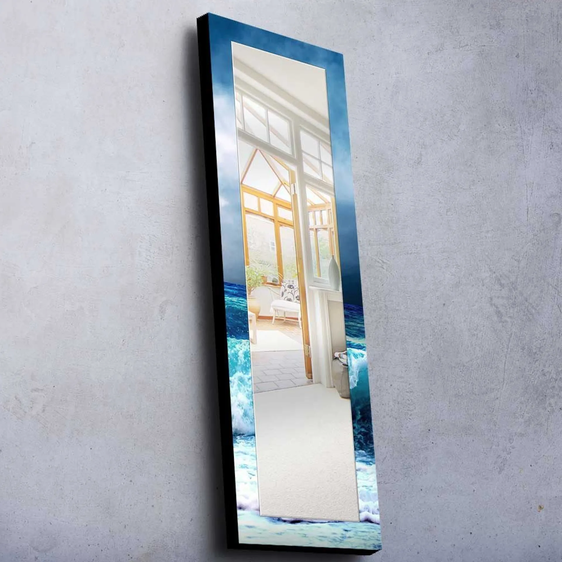 Veggspeil|Gangspeil-Dekorspeil 40x120 cm Flerfärgad