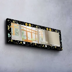 Veggspeil|Gangspeil-Dekorspeil 40x120 cm Flerfärgad