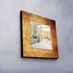 Veggspeil|Gangspeil-Dekorspeil 50x50 cm Flerfärgad