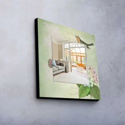 Veggspeil|Gangspeil-Dekorspeil 50x50 cm Flerfärgad