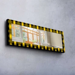 Veggspeil|Gangspeil-Dekorspeil 40x120 cm Flerfärgad