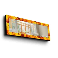 Veggspeil|Gangspeil-Dekorspeil 40x120 cm Flerfärgad