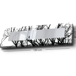 Veggspeil|Gangspeil-Dekorspeil 40x120 cm Flerfärgad